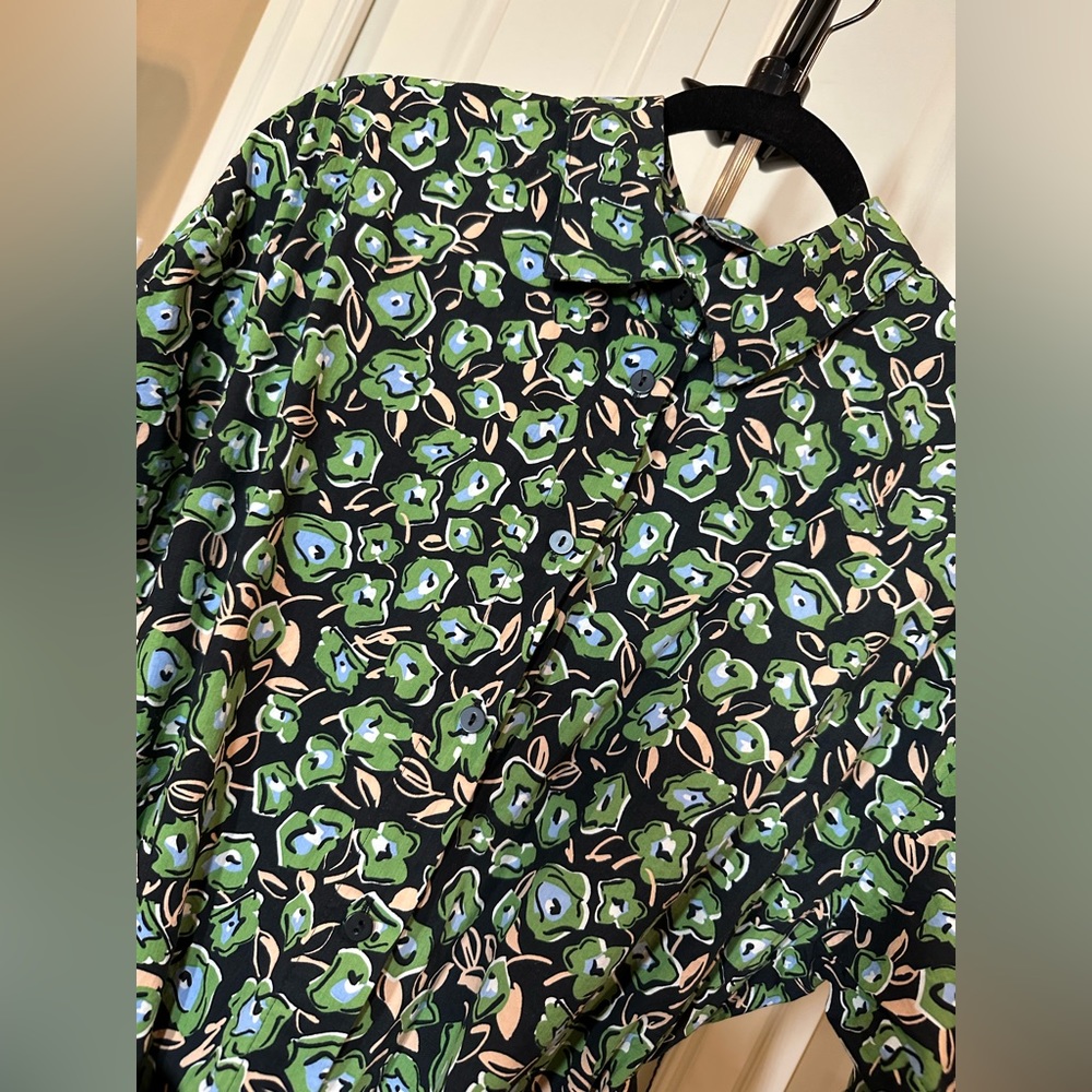 Floral Oversized Zara Shirt Dress - Picture 8 of 10